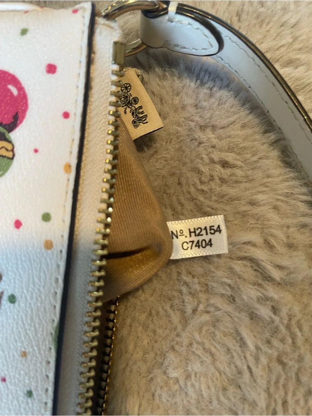 Coach Nolita 15 White Christmas Bag